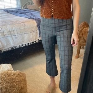 Wild Fable Plaid Cropped Flare Pant